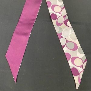 Burgundy Coach scarf